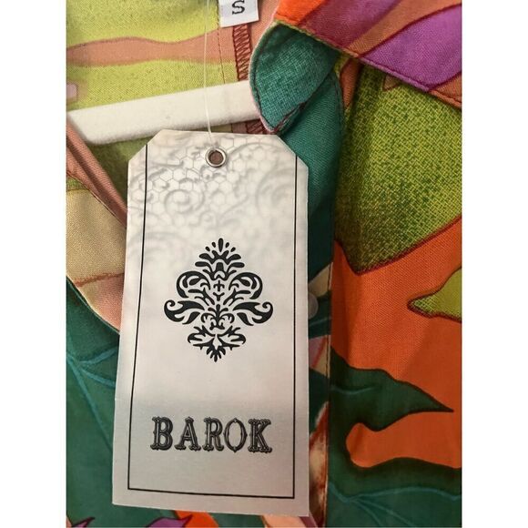 Barok Paris High Low Aloha Shirt Dress NEW NWT - Picture 3 of 4